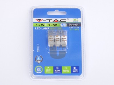 Крушка LED  1.2W G4 -V-TAC-